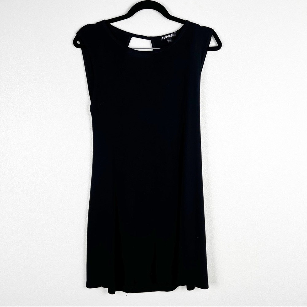 EXPRESS Open-Back lightweight Dress‎ Blk S